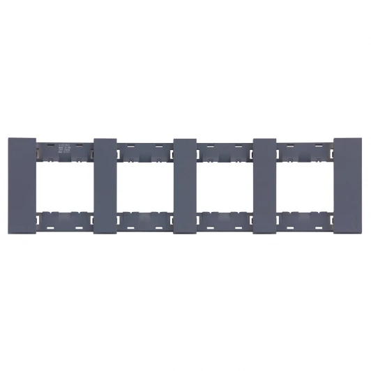 AA4802M4AL Рамка 4-ая графит матовый Meiton AA4802M4AL