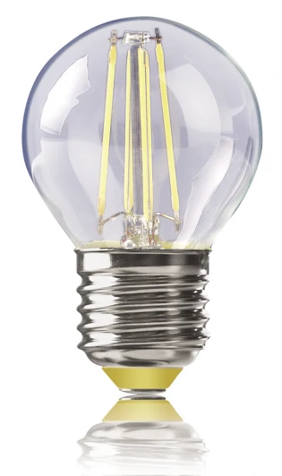 4680 Лампочка светодиодная E27 4W 220V 400 lm 2800K теплый свет Voltega Crystal 4680