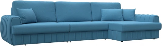 129295 Диван угловой Лига-057 НПБ Лонг угол правый Лига Диванов (Рогожка) арт.129295