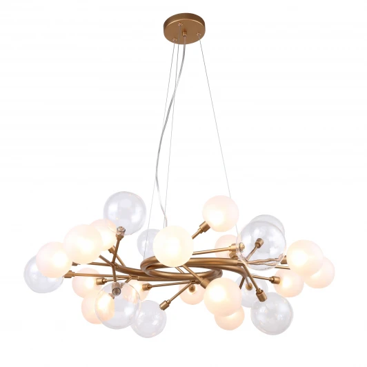 2515-15P Подвесная люстра Favourite Babylon 2515-15P (220V, на тросе, шарики, молекулы)