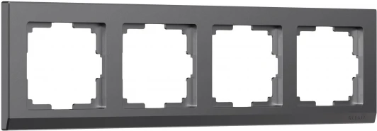 W0041864 Рамка на 4 поста (графит матовый) Werkel W0041864 (a063118)