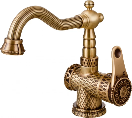 A 413U-BR Смеситель Zorg Antic A 413U-BR для раковины