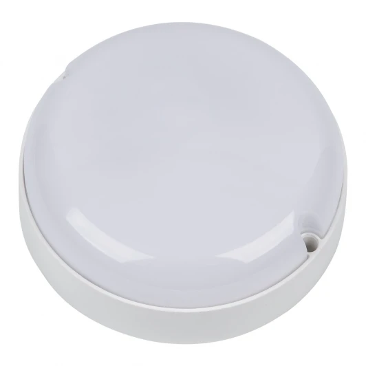 ULW-Q243 12W/4000К/NL SENSOR IP65 WHITE Светильник светодиодный влагозащищенный, с датчиком освещенности и движения дежурный/основной режимы 4000K Volpe ULW-Q243 12W/4000К/NL SENSOR IP65 WHITE