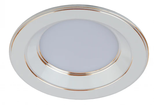 KL LED 15-5 WH/GD Встраиваемый точечный светильник Эра KL LED 15-5 WH/GD