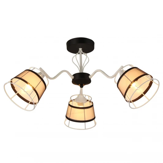 MD.2830-3-S BK+WH Потолочная люстра Imex MD.2830-3-S BK+WH