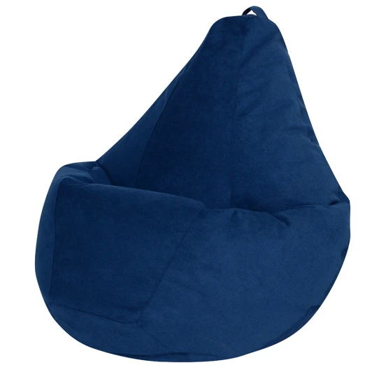 5023411 Кресло мешок Dreambag Груша Синий Велюр (L, Классический) 5023411