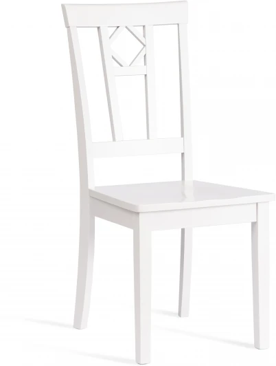 24732 Стул жёсткое сиденье Камилла (CAMILLE) / 1 шт. в упаковке (Дерево гевея, МДФ/Белый) Tetchair арт.24732