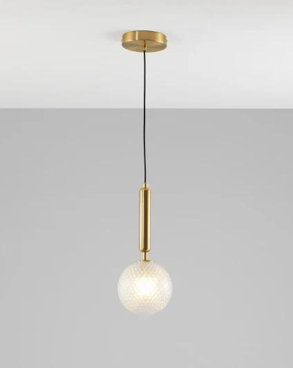 V2021-1P Подвесной светильник V2021-1P Glass 1*G9*3W