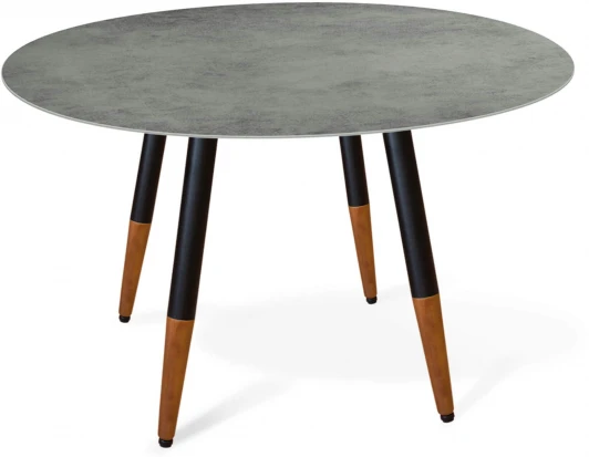 1584152302 Стол SHT-TU14/TT21-6 100/75 керамика чёрный/тёмный орех/гранитно-серый Sheffilton SHT-TU14 1584152302