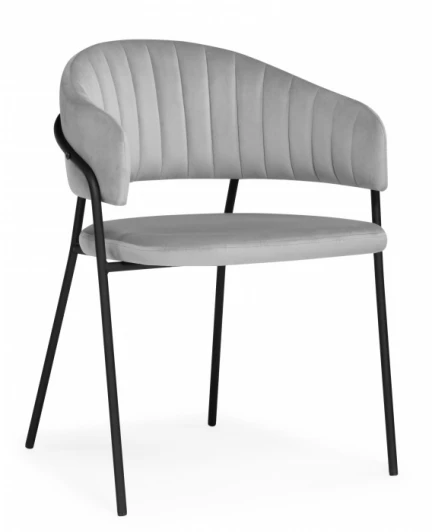 613420 Обеденный стул Notta Лукас (Металл, Велюр/Черный) арт.613420