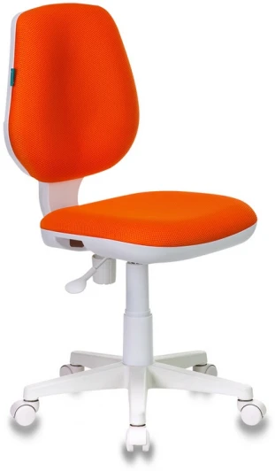 CH-W213/TW-96-1 Кресло детское Бюрократ CH-W213 оранжевый TW-96-1 крестовина пластик пластик белый