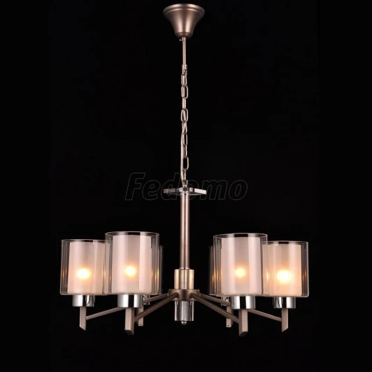 DOUBLE 81049-6C ANTIQUE SILVER Люстра подвесная Double DOUBLE 81049-6C ANTIQUE SILVER