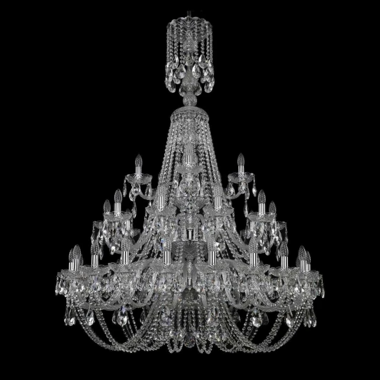 1406/20+10+5/400/XL-157/3d/Ni Подвесная люстра Bohemia 1406 1406/20+10+5/400/XL-157/3d/Ni