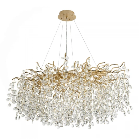 MS.2108.1200 GD Подвесная люстра хрустальная Modelux MODESTYLE MS.2108.1200 GD