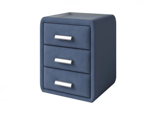 2064348 Тумба Soft Mebel (Ткань: Велюр Tiara 78 Синий туман) PROxSON 51x48 2064348