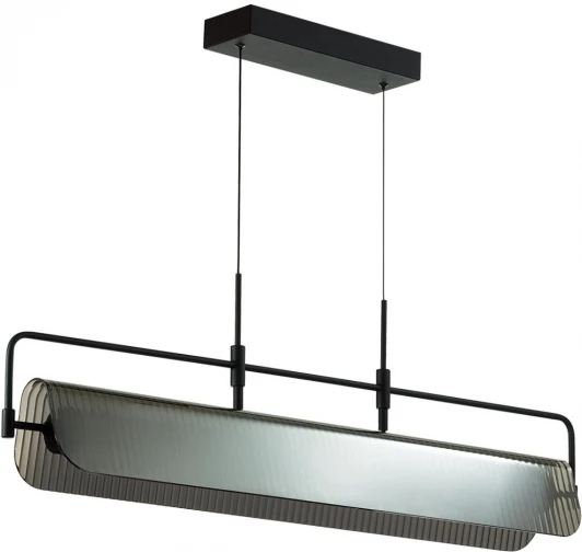 5056/35LA Подвесной светильник Odeon Light Liner 5056/35LA ODL24 321 черный/дымчатый/металл/стекло/акрил LED 35W 3000К (220V, на проводе)