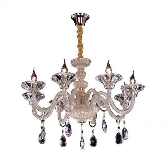 CL351181 Подвесная люстра Citilux Ирида CL351181 (220V, хрусталь, на цепи, подсвечник, свеча)