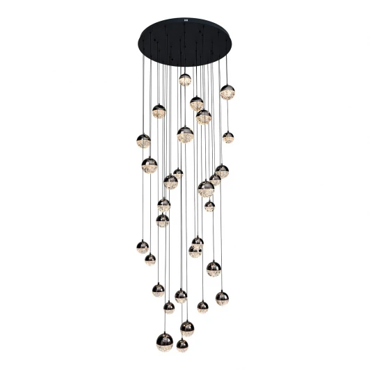 ML.2408.30 BK Подвесной светильник светодиодный с пультом с регулировкой цветовой температуры Modelux MODELUX ML.2408.30 BK