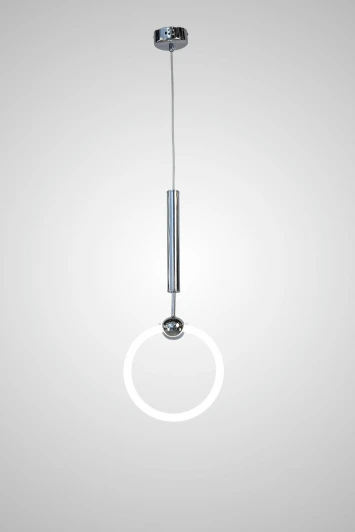 AM453 D250 CH Подвесной светильник светодиодный AM Group AM453 D250 CH (220V, на проводе, кольцо)