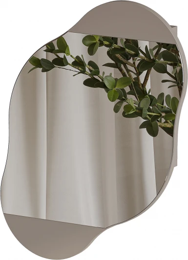 LEV01106 Шкаф настенный CLOUD STORAGE WALL MIRROR LEVE (ЛДСП/Бежевый) арт.LEV01106