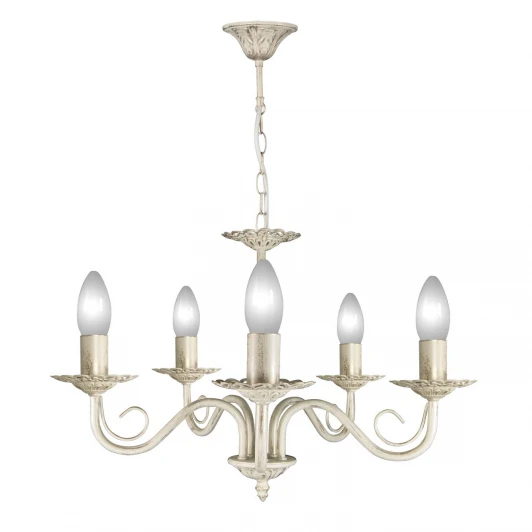 S9047-5 Люстра подвесная Day&Night, 5 ламп, бежевый с золотом