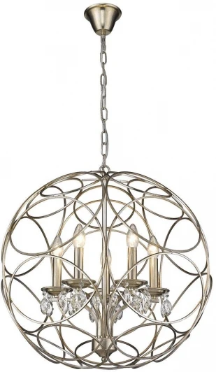 WE305.05.203 Подвесная люстра Wertmark Senta WE305.05.203 (220V, на цепи, свеча, шар)