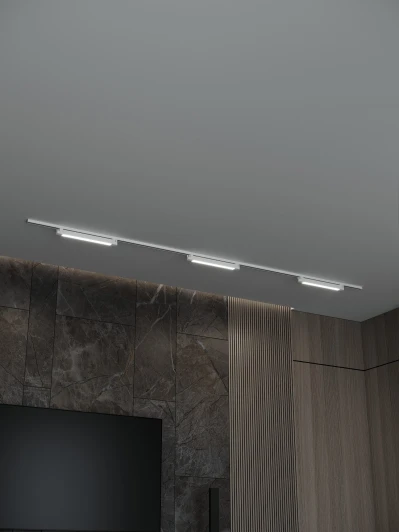 HSBL_kompl_S001_NI3W4K_01 Трековая система в сборе однофазная накладная 220V 32W Hesby Lighting Skylite №1 HSBL_kompl_S001_NI3W4K_01