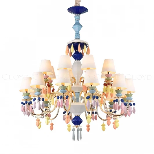 11214 Подвесная люстра большая Cloyd Lottie 11214 (220V, на цепи)