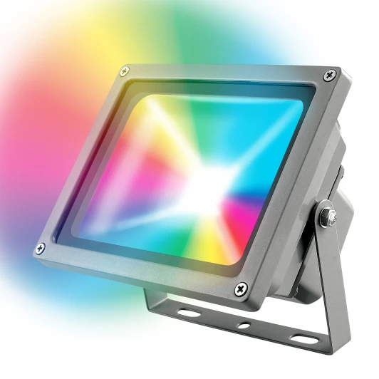 ULF-S01-10W/RGB/RC IP65 110-240В картон Прожектор уличный Uniel ULF-S01-10W/RGB/RC IP65 110-240В картон