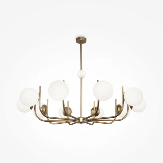 MOD109PL-10BS Потолочная люстра на штанге Maytoni Rendez-vous MOD109PL-10BS (220V, шарики)