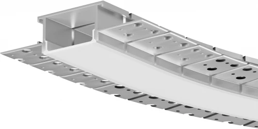 636003 Алюминиевый профиль встраиваемый с боковым изгибом ALM-6214SB-S-2M Maytoni 636003