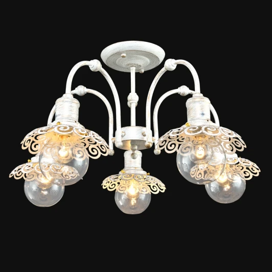 1-4325-5-WHS E14 Потолочная люстра Максисвет 4325 1-4325-5-WHS E14