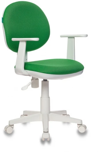 CH-W356/GREEN Кресло детское Бюрократ CH-W356 зеленый V398-42 крестовина пластик пластик белый