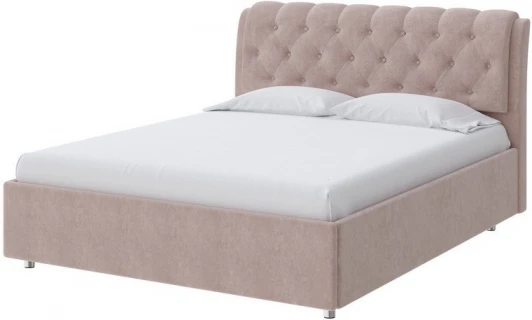 1921311 PROxSON Кровать Chester (Ткань: Велюр Лофти Мокко) 90x200