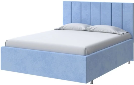 2023478 PROxSON Кровать Modern Large (Ткань: Велюр Teddy Небесно-голубой) 200x200