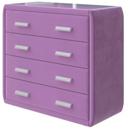1934303 PROxSON Комод Soft Mebel (Ткань: Велюр Shaggy Lilac) 101x48