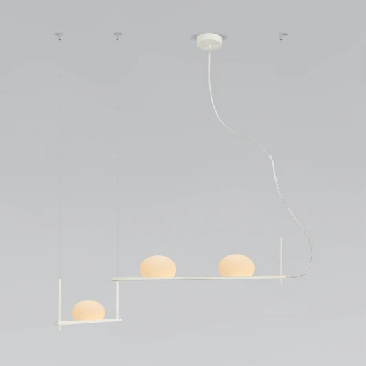 70145/3 белый Подвесной светильник Stair 70145/3 белый Eurosvet (220V, на тросе)