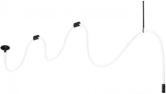 10388B Black Подвесной светильник светодиодный с гибким неоном Loft It Thread 10388B Black (220V)