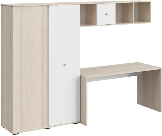 853121 Композиция Play 18 ОГОГО (арт.853121), (ЛДСП/Ясень Коимбра,Белый)