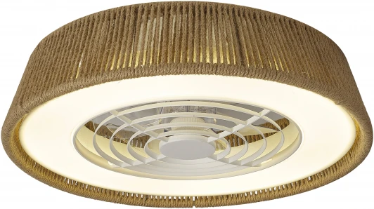 8230 Потолочная люстра светодиодная с вентилятором Mantra Polinesia 8230