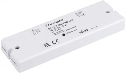 024292 Контроллер SR-1029-CDW (12-24V, 2x5A) (IP20 Пластик) 024292 Arlight