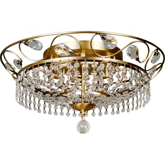 311-06-53 старое золото Потолочная люстра N-Light 311 311-06-53 старое золото