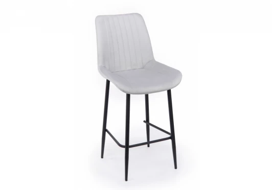 632583 Барный стул Седа светло-серый (zd 960) / черный 632583