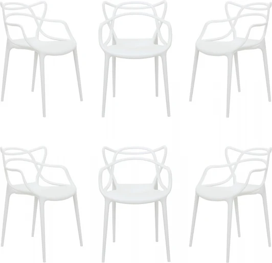 FR 0215S Комплект из 6-ти стульев Bradex Home Masters белый (FR 0215S)