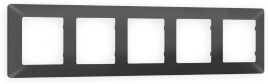 AF110805 Рамка Ambrella Volt ALFA Line (Графит Мягкое касание) 5-ая AF110805