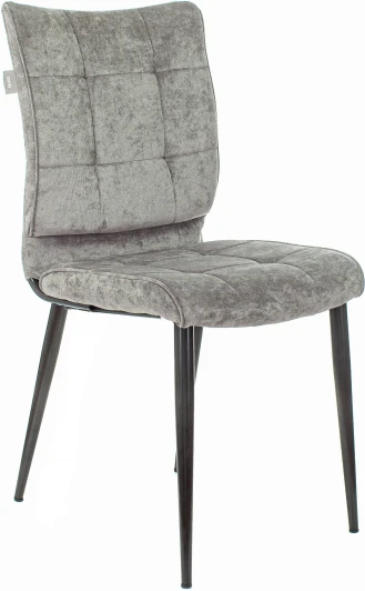 KF-4/LT19 Стул для кухни Бюрократ KF-4 серый Light 19 металл черный на ножках (KF-4/LT19)