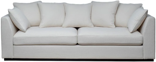 ROBERTO-250-BOTEGA SVBEG Диван Roberto трехместный, рогожка кремовый BOTEGA SVBEG 250*100*90см Garda Decor