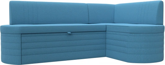 123240 Диван кухонный угловой Токио правый угол Лига Диванов (Рогожка) арт.123240