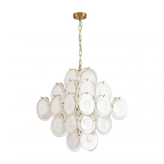8320/8 Подвесная люстра Lumion Chipsy 8320/8 латунь/белый, металл/стекло E14 8*40W 220V