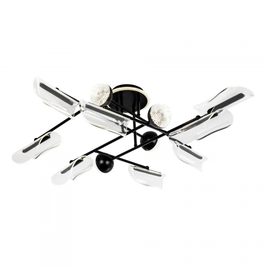 L3200-12 BK Потолочная люстра светодиодная на штанге LED4U LED4U L3200-12 BK